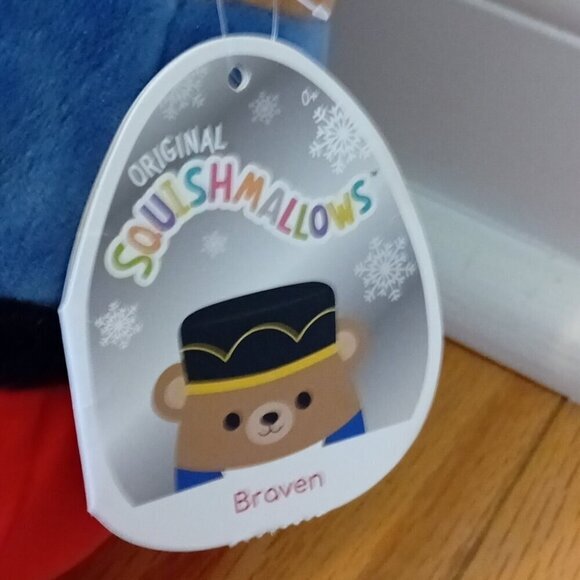 NWT Braven Nutcracker‎ Bear Kellytoys Squishmallow 8" Stuffed Animal Christmas - Picture 8 of 8